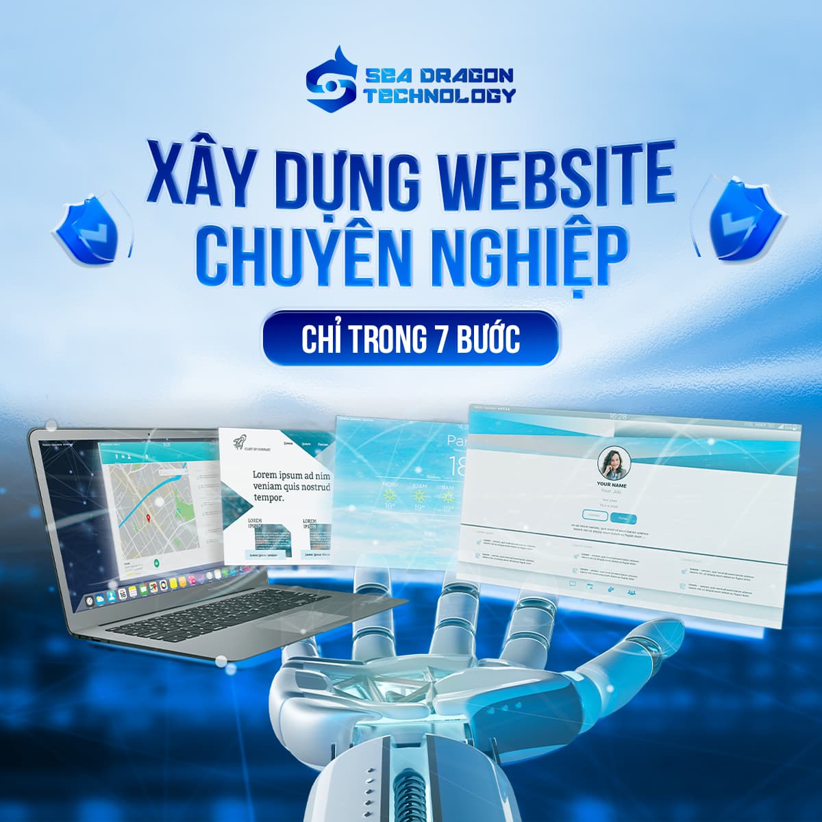 Xây dựng website chuyên nghiệp chỉ trong 7 bước
