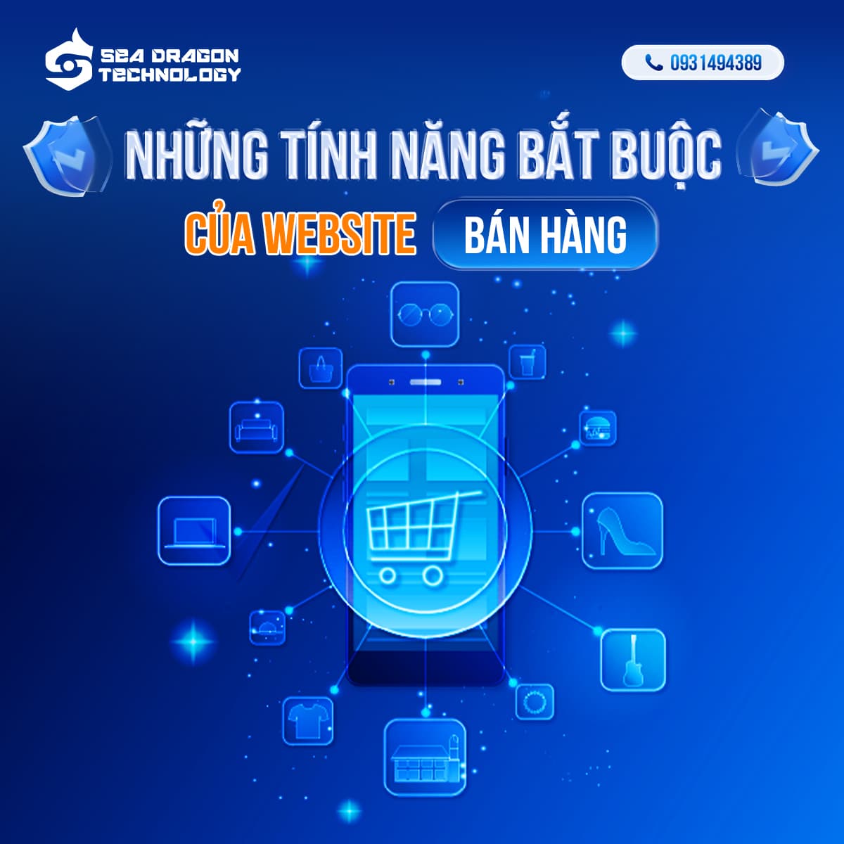 Những tính năng bắt buộc của website bán hàng 2026