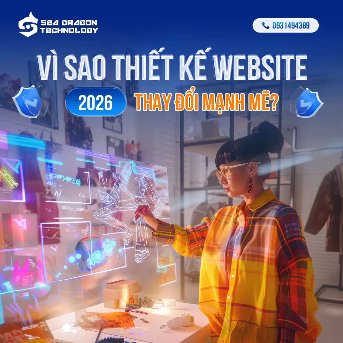 Xu hướng thiết kế website 2026: AI & tự động hóa