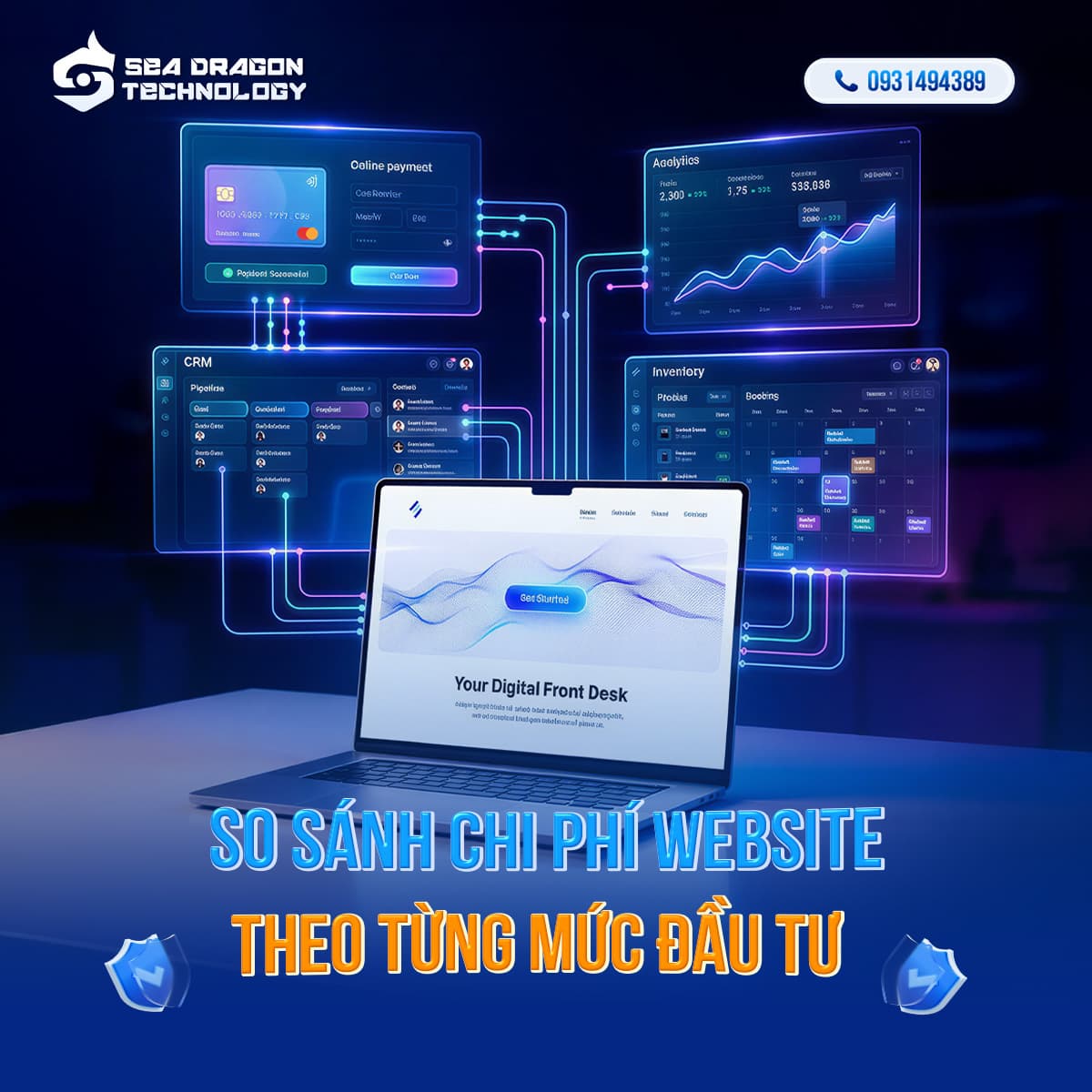 Chi phí thiết kế website gồm những gì?