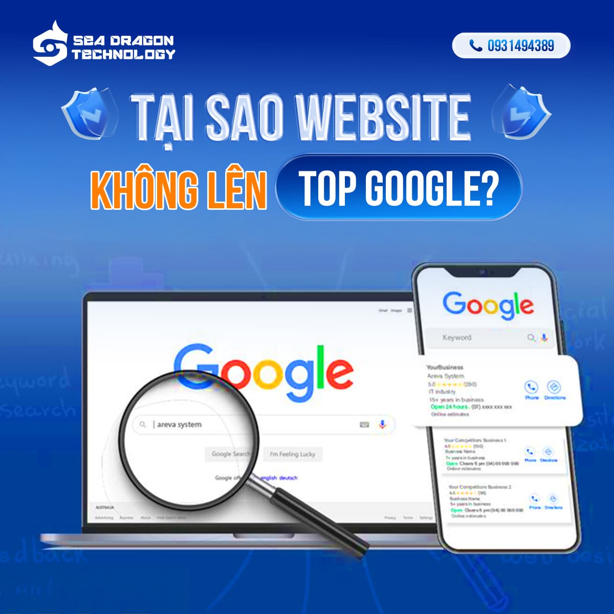 Website không lên top Google – Nguyên nhân và cách khắc phục