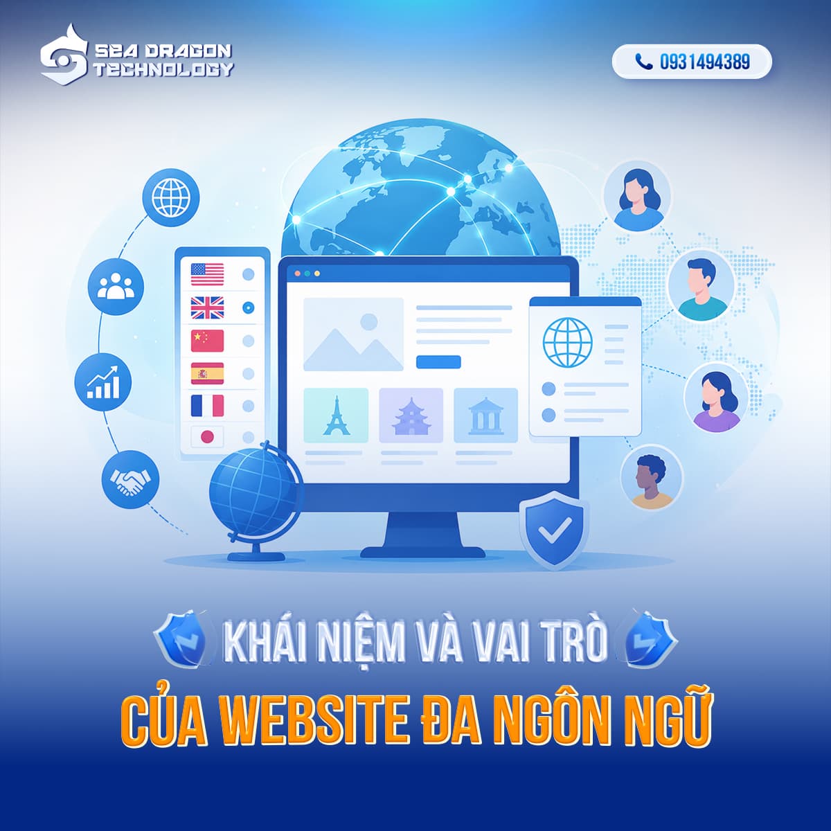 Website đa ngôn ngữ giúp mở rộng thị trường