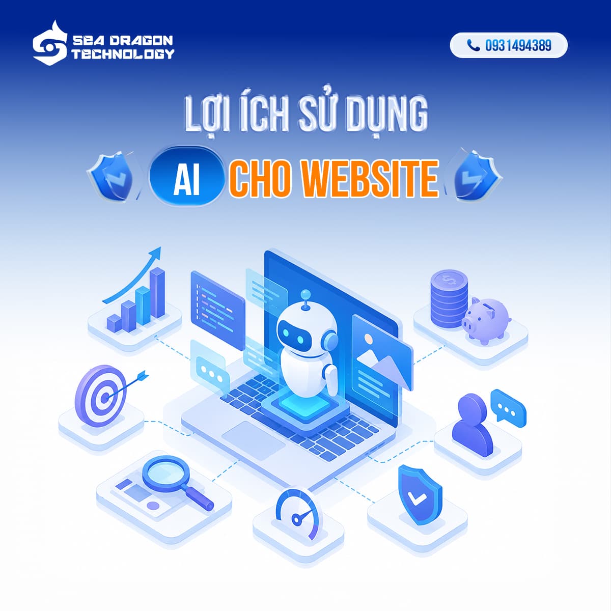 AI cho website giúp tăng trải nghiệm khách hàng