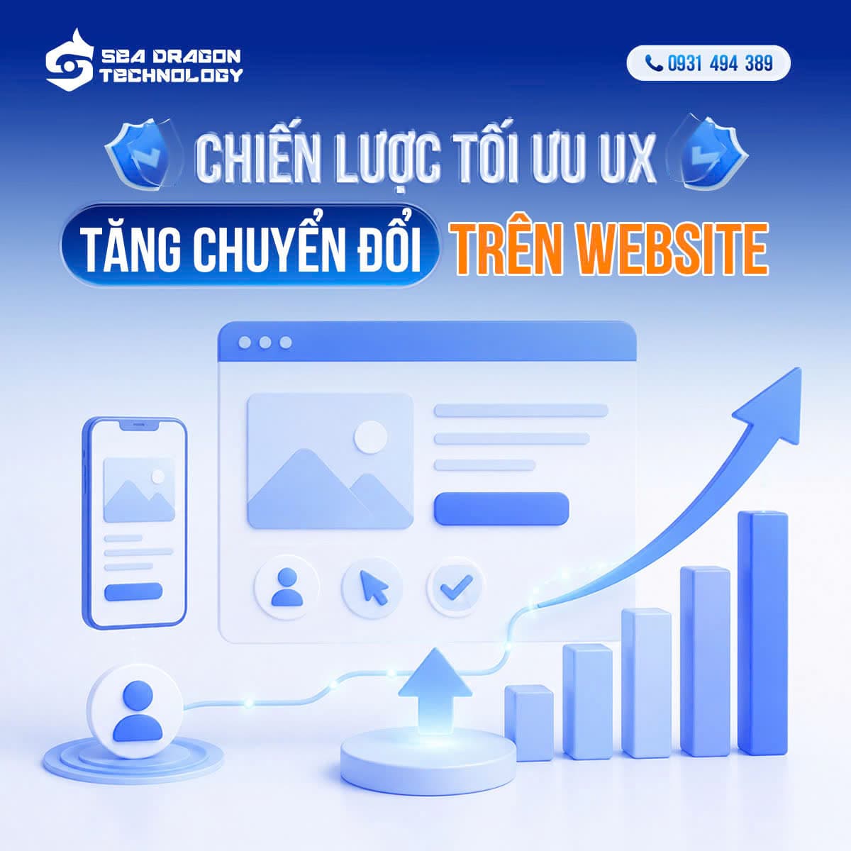 Tối ưu UX: Chiến lược tăng chuyển đổi trên website