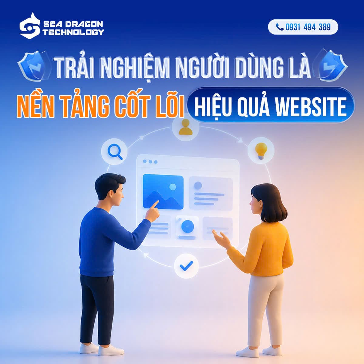 Trải nghiệm người dùng giúp tăng hiệu quả website