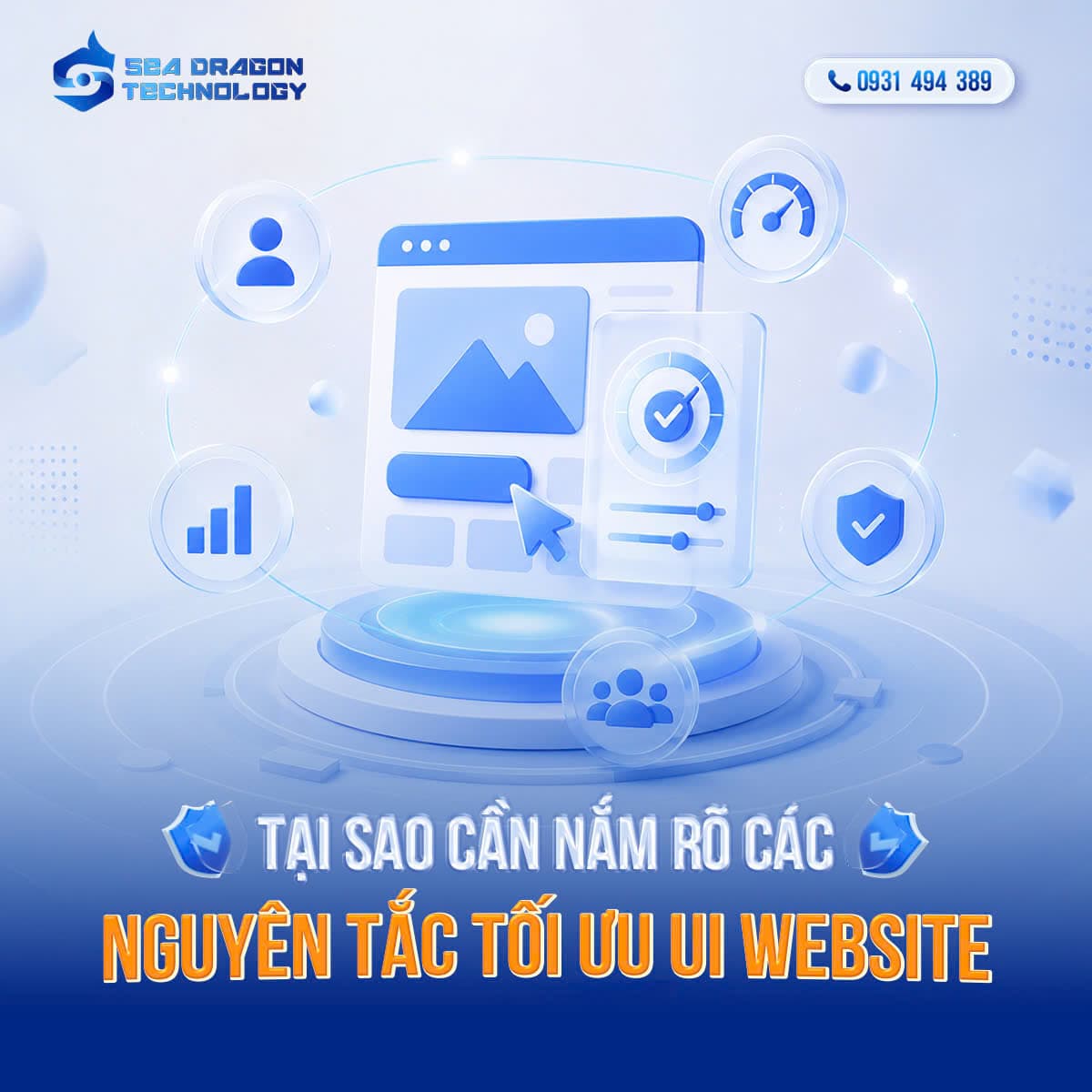 Tối ưu UI website theo 5 nguyên tắc vàng