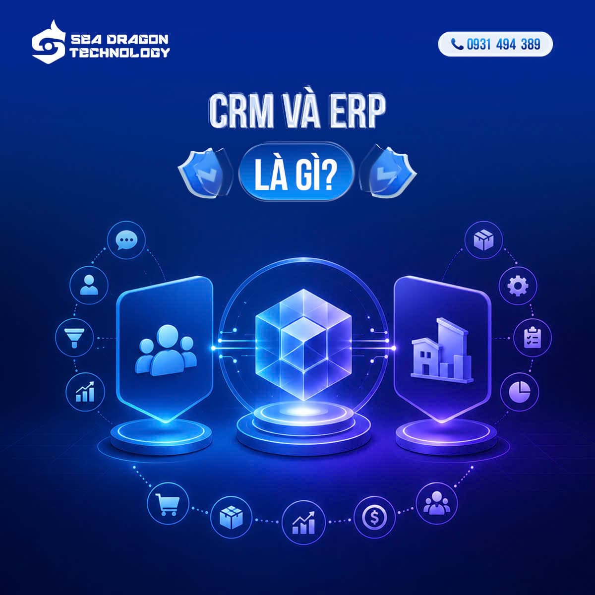 CRM khác ERP ở điểm nào? Tất cả những điều cần biết
