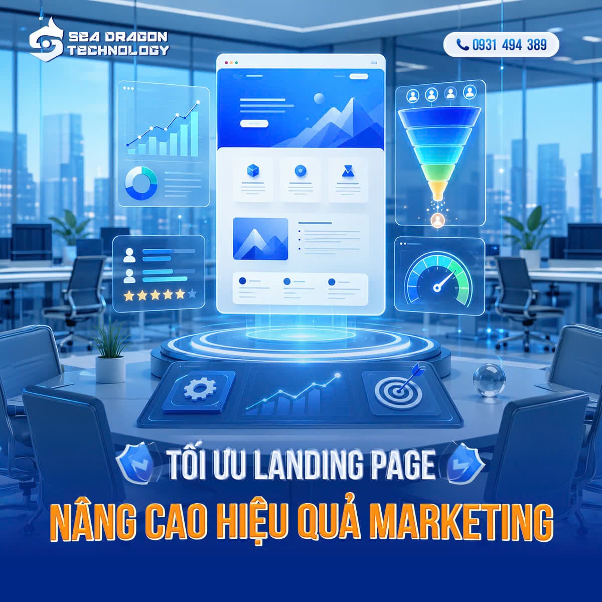 Tối ưu landing page website để nâng cao hiệu quả marketing