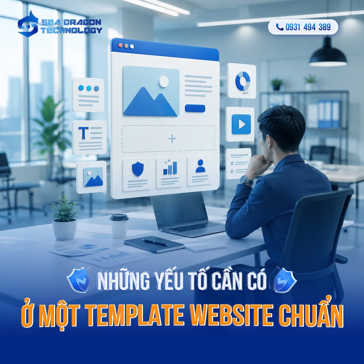 Template website theo ngành – Giải pháp thiết kế nhanh gọn  