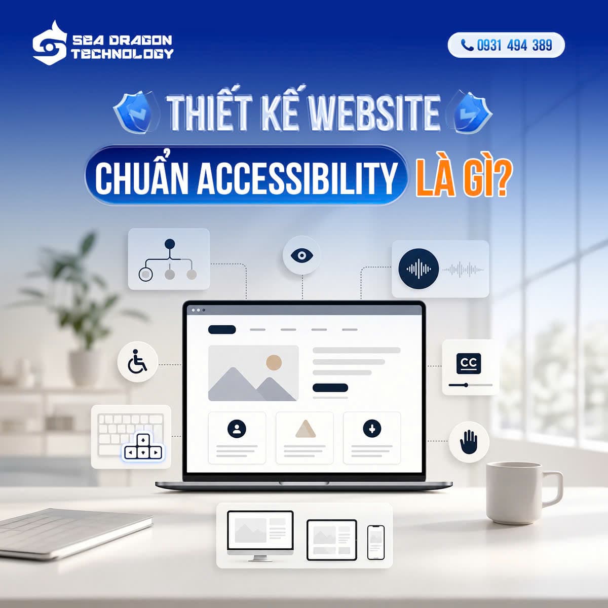 Thiết kế website chuẩn accessibility dễ dùng cho tất cả