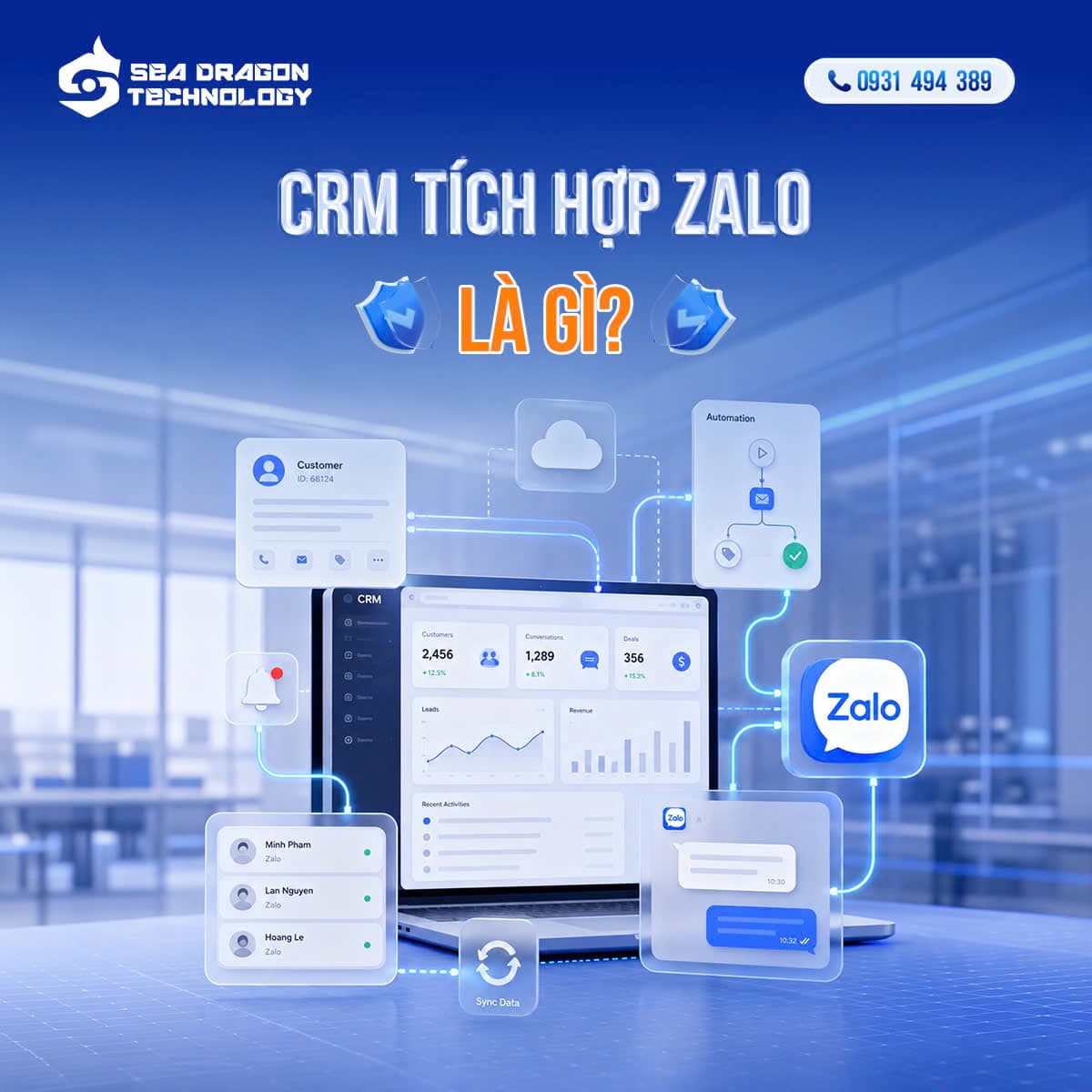 CRM tích hợp Zalo OA có những tính năng nổi bật?