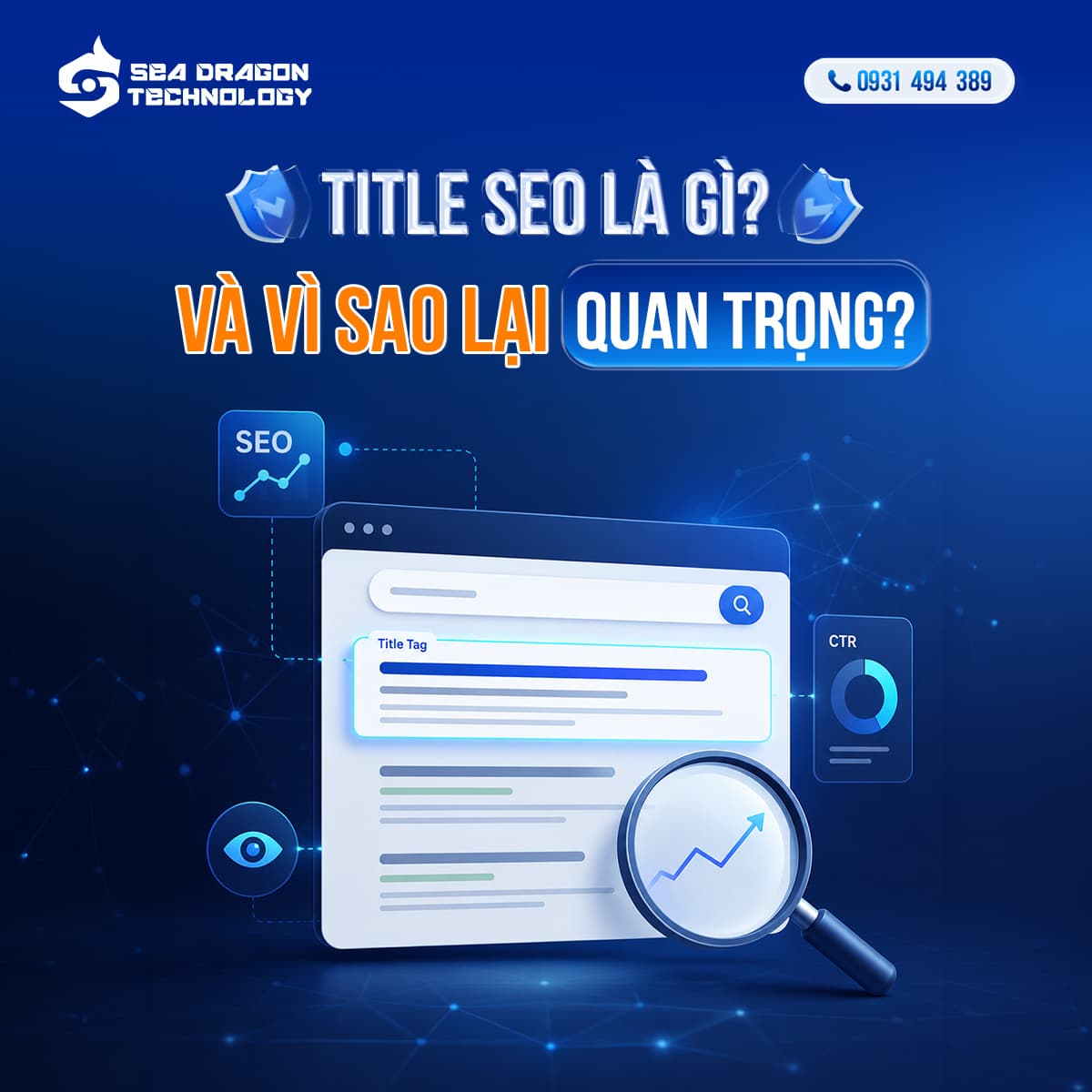 Title SEO hiệu quả giúp tăng CTR và thứ hạng Google