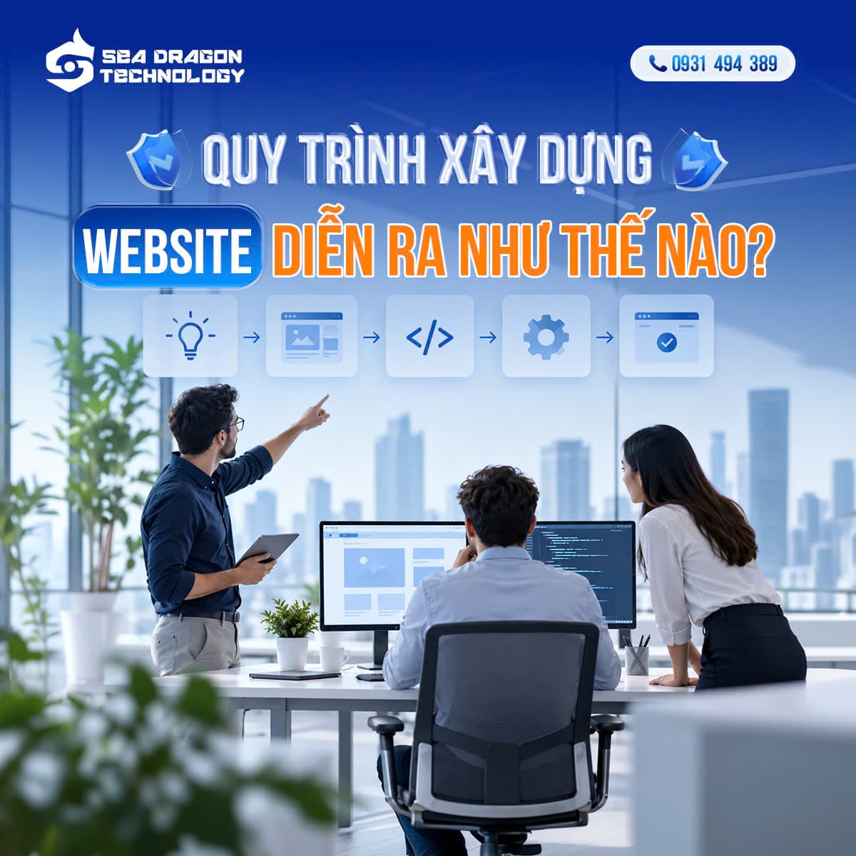 Xây dựng website doanh nghiệp chuyên nghiệp cùng SDTC.VN