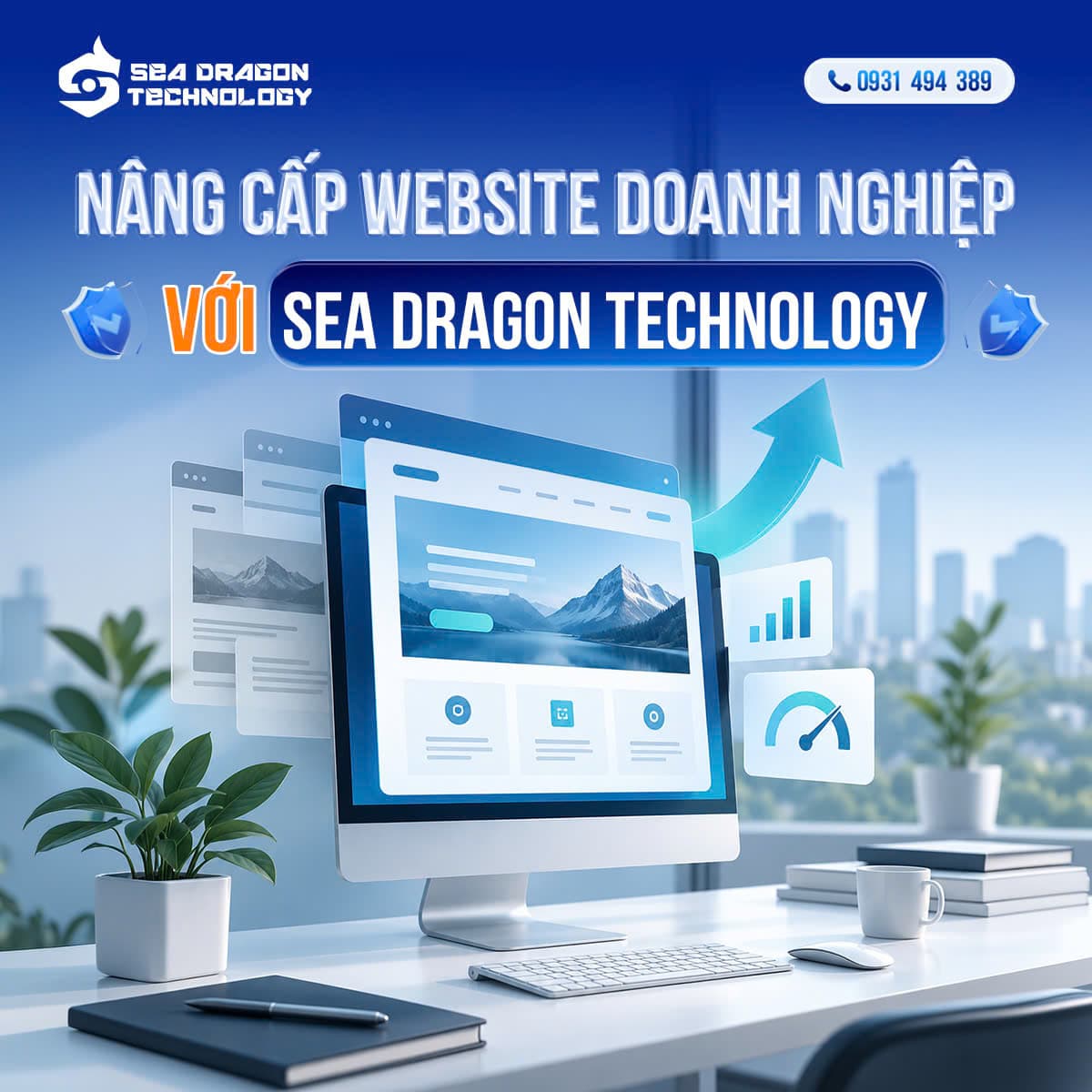 Nâng cấp website doanh nghiệp với SeaDragon Technology