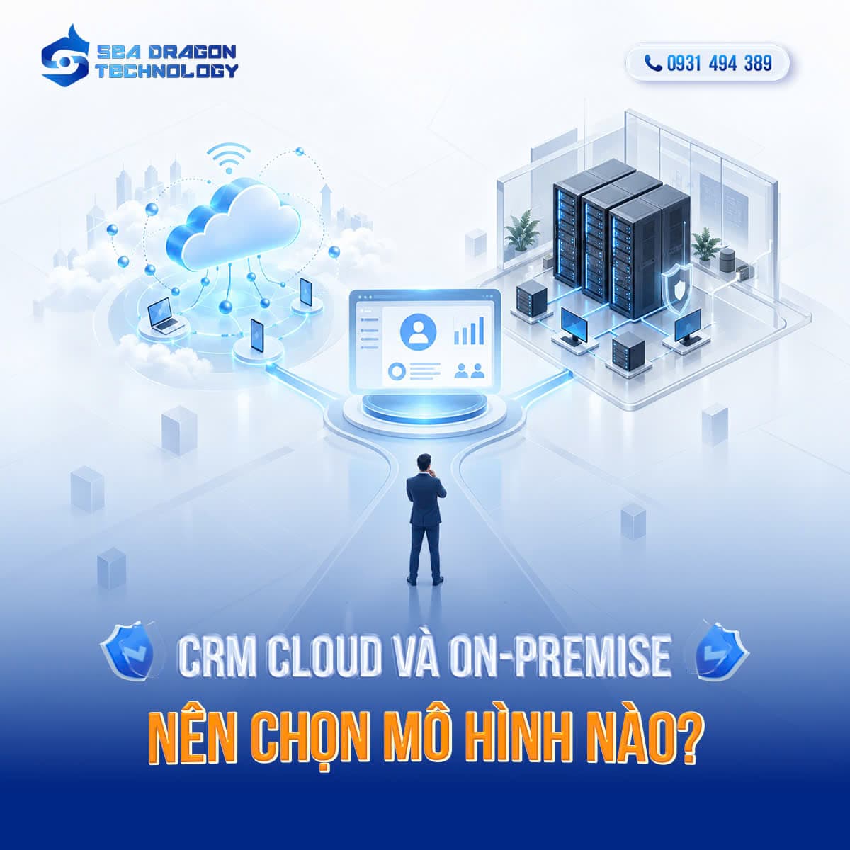 CRM Cloud và On-Premise: Nên chọn mô hình nào? 