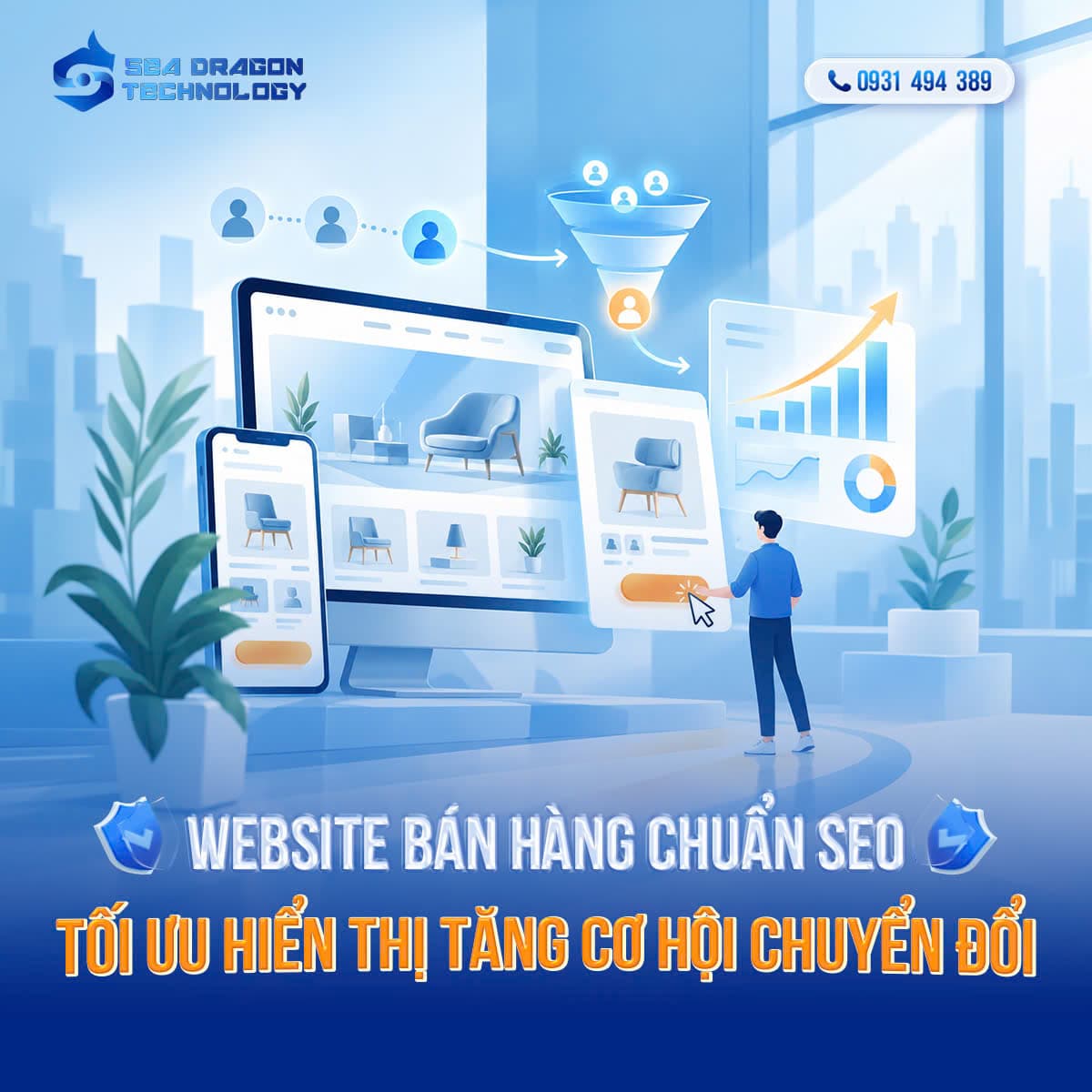 Website bán hàng chuẩn SEO: Thu hút khách ngay từ Google
