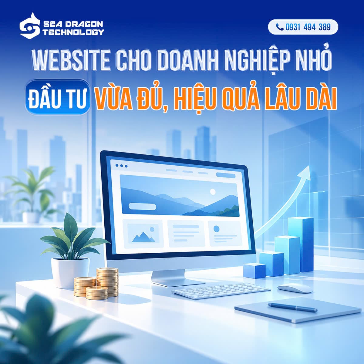 Website cho doanh nghiệp nhỏ: Tiết kiệm và hiệu quả