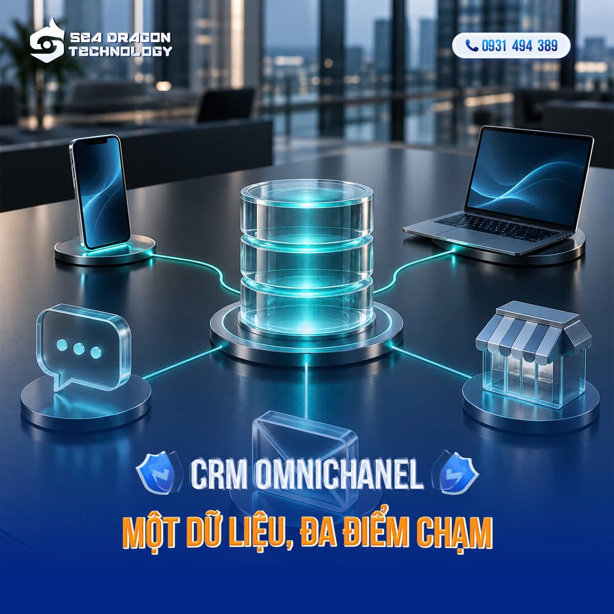 CRM Omnichannel – Một dữ liệu, đa điểm chạm