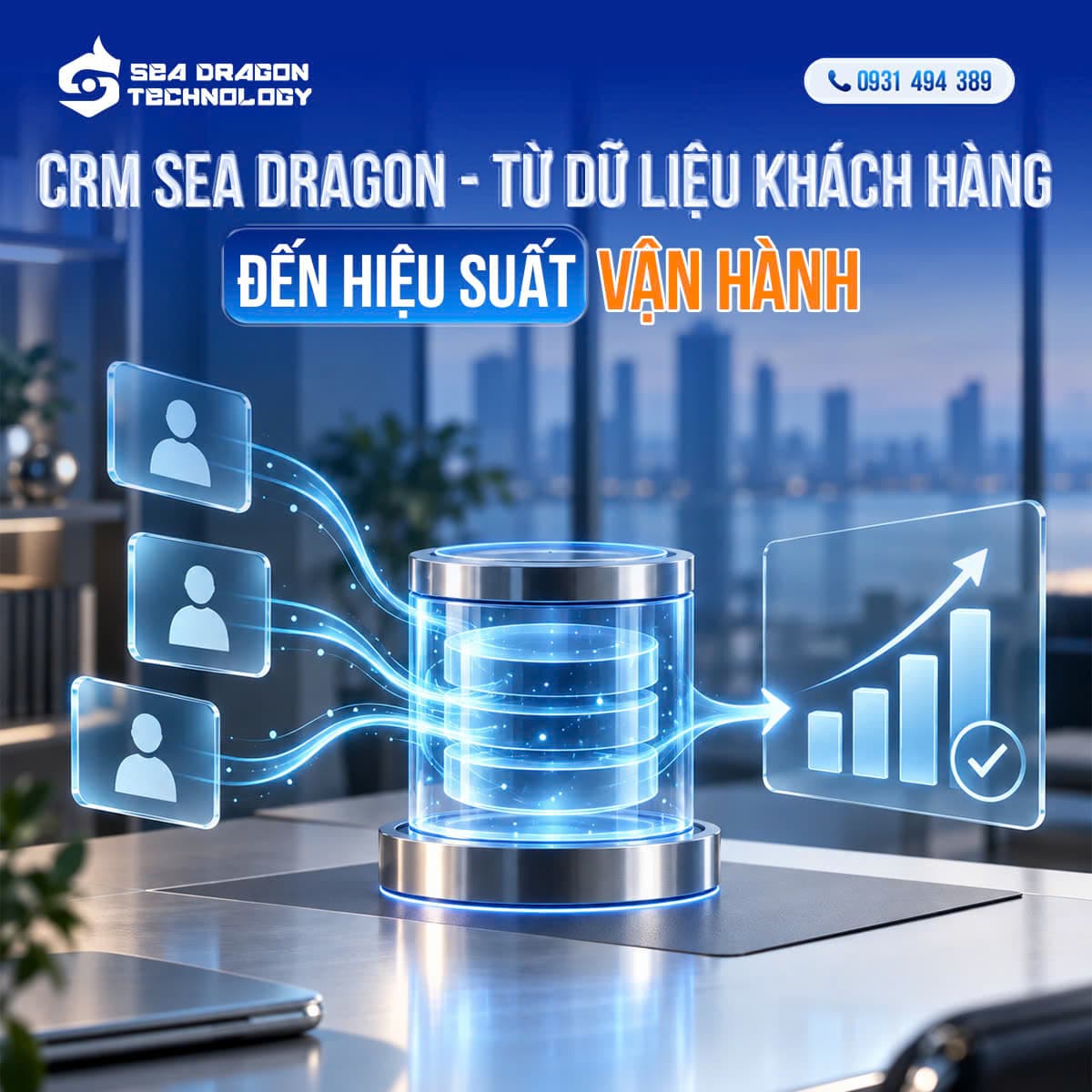 CRM SeaDragon – Từ dữ liệu khách hàng đến hiệu suất vận hành