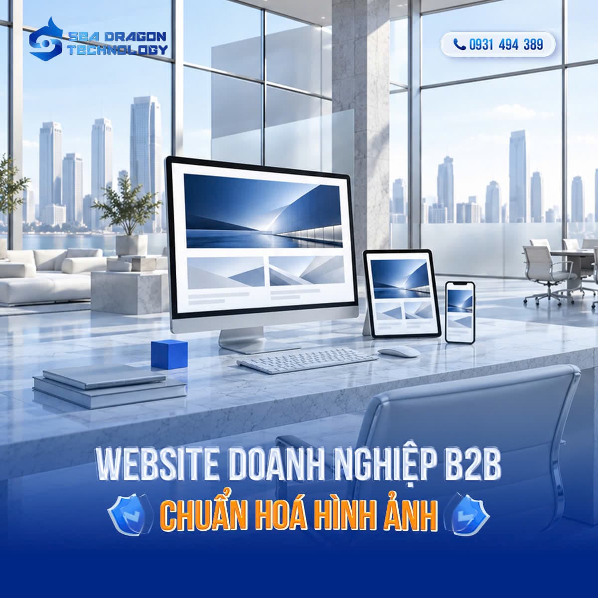 Website doanh nghiệp B2B: Chuẩn hóa hình ảnh